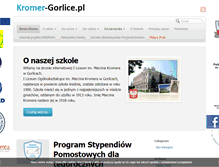 Tablet Screenshot of kromer-gorlice.pl